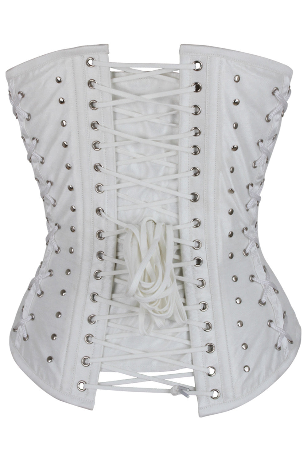 Brooks Overbust White Corset