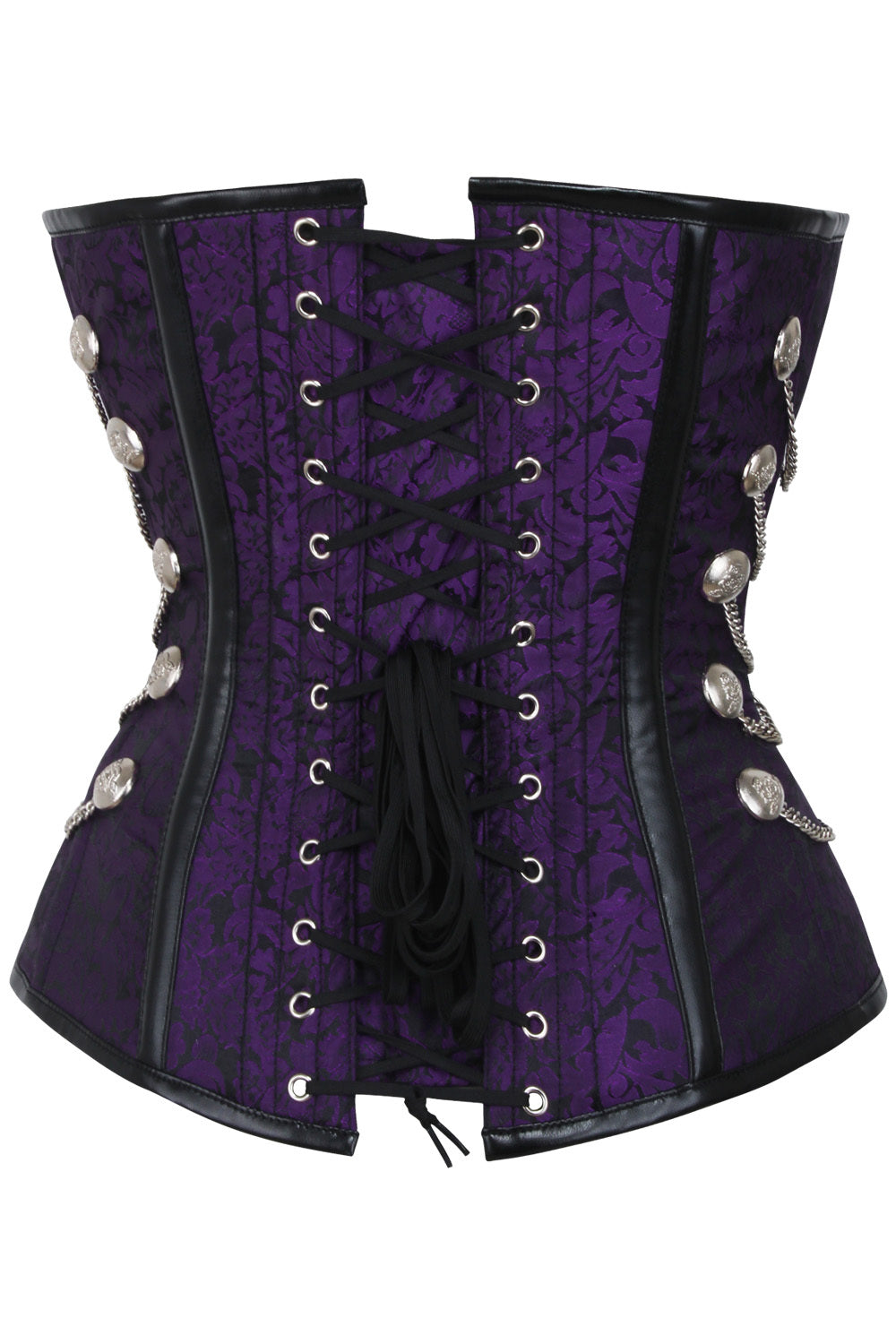 Chancy Steampunk Purple Corset