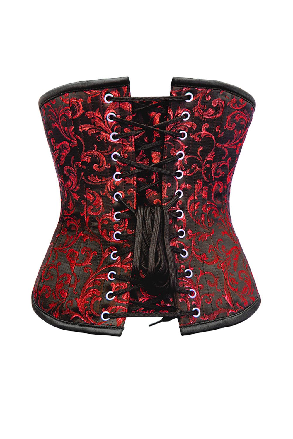 Johnica Maroon Underbust Waist Training Corset