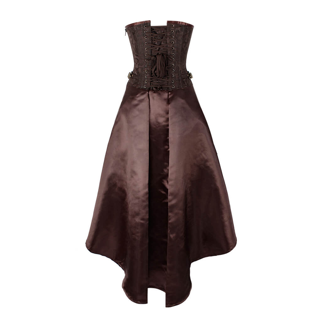 Trennen Steel Boned Steampunk Corset Dress