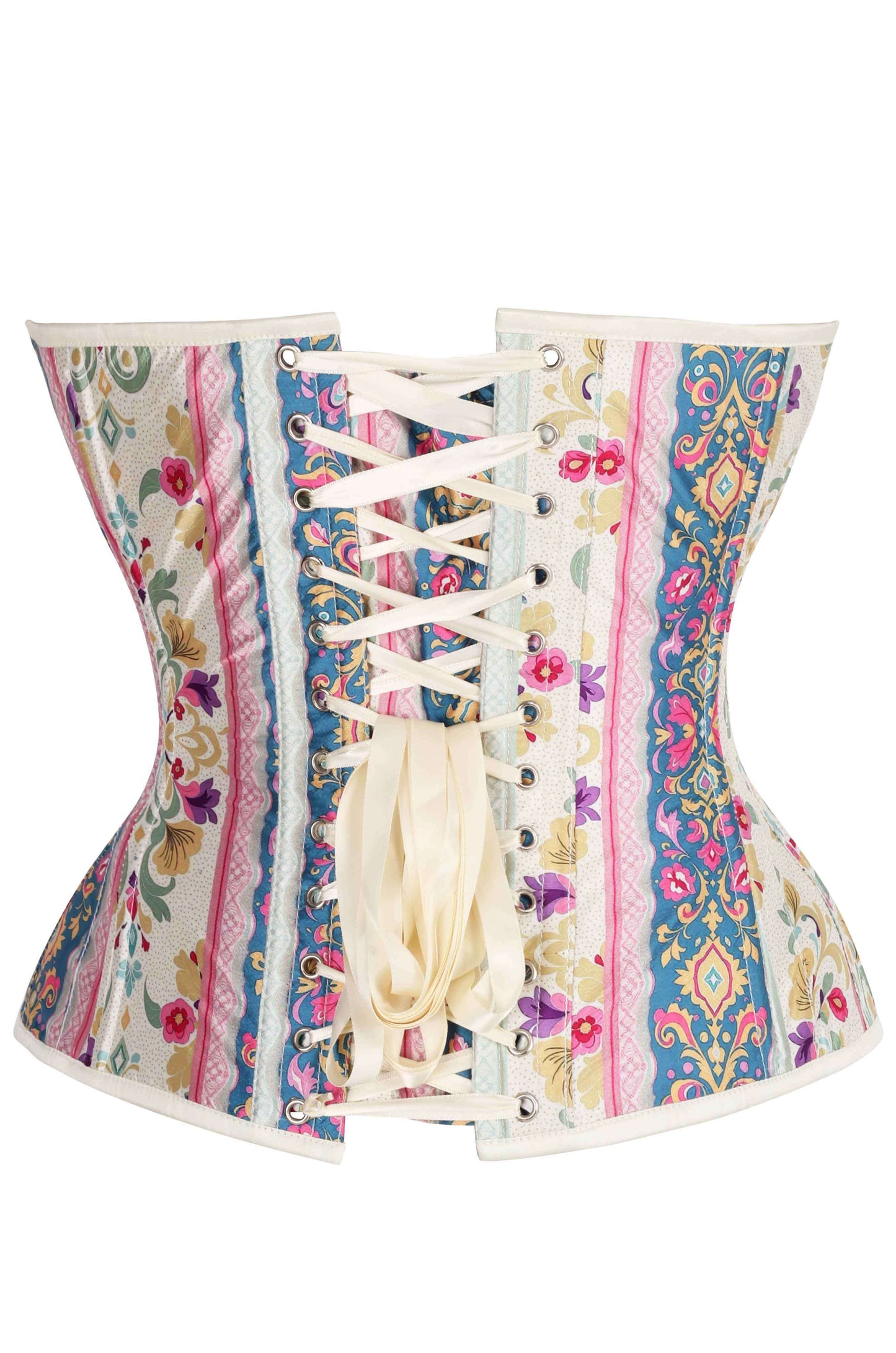 Chanae Pastel Floral Overbust Corset