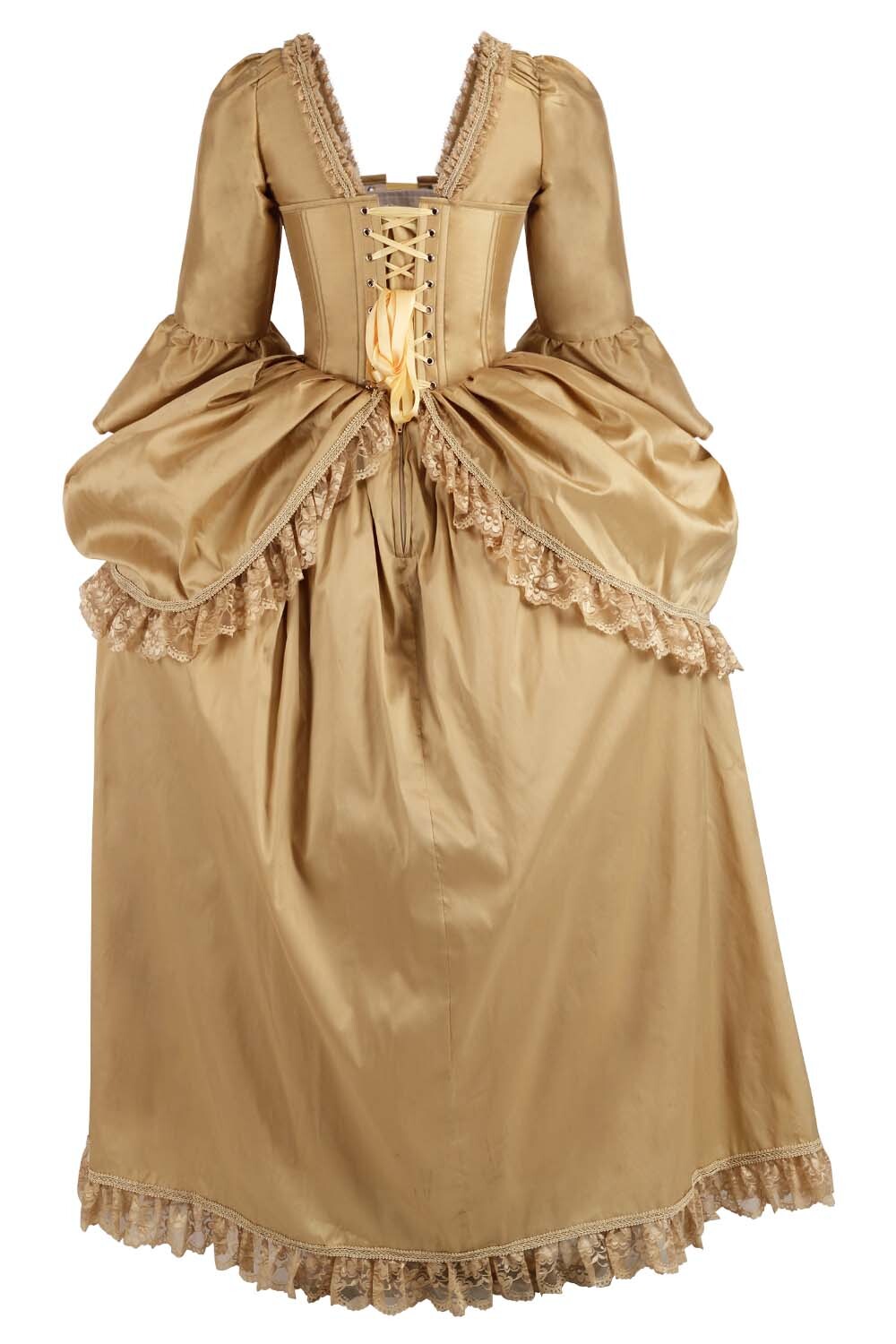 Gold Lynnsey Rococo Corset Dress