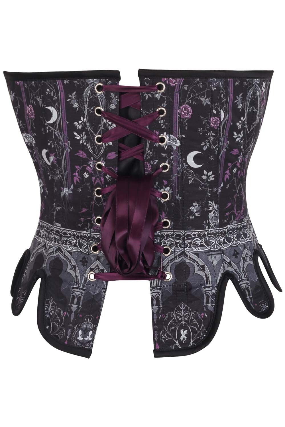 Midnight Celestial Rosel Overbust Corset