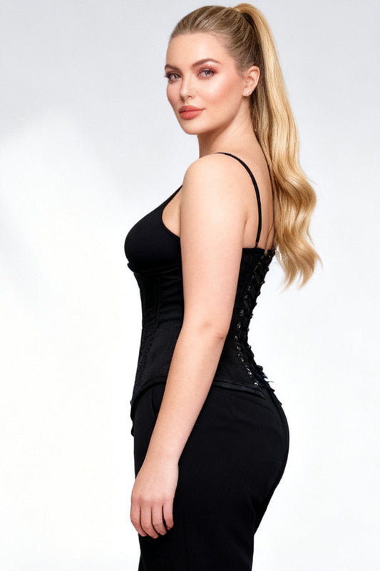 Midnight Black Dannee Waist Training Corset