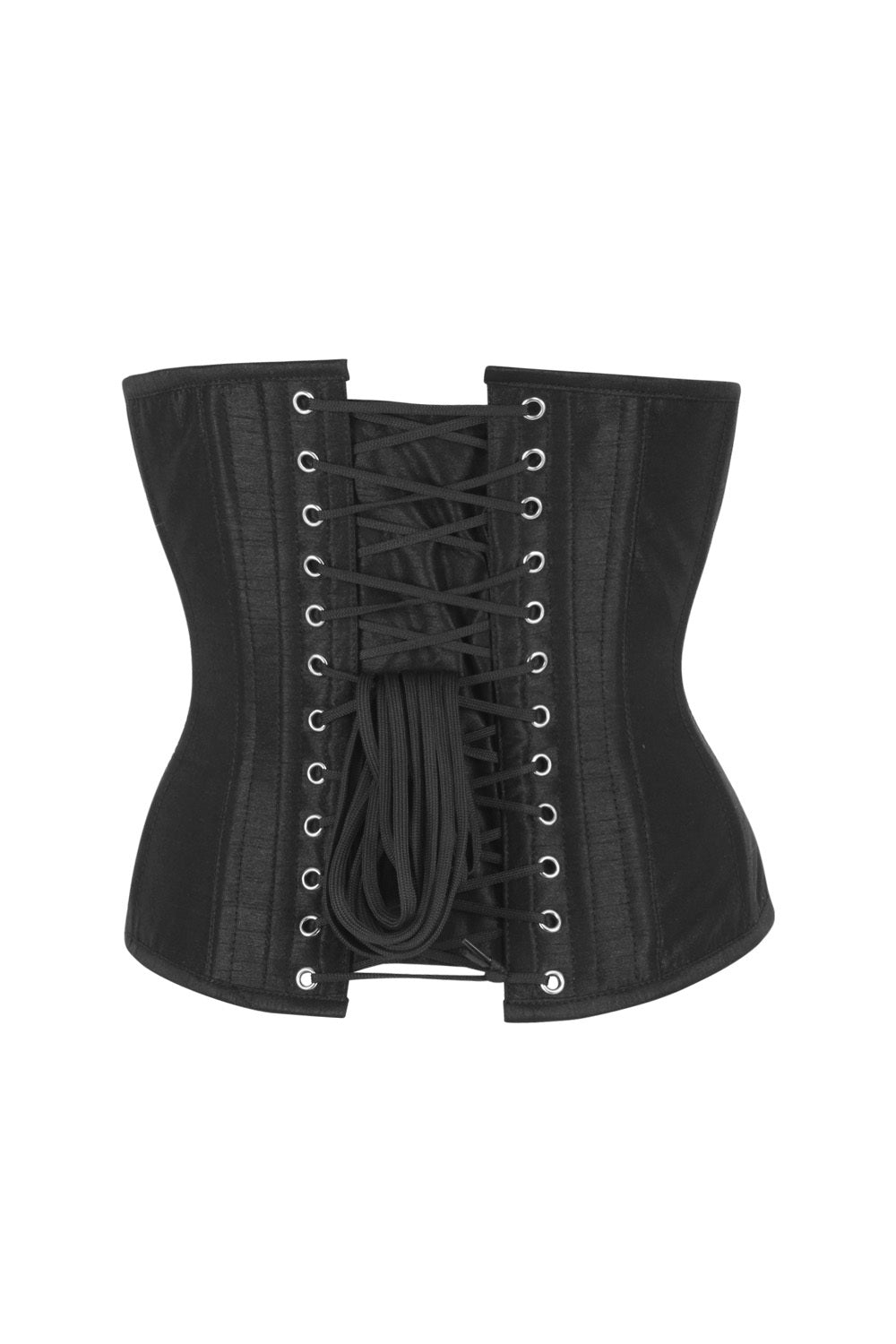 Yasmine Midnight Black Gothic Underbust Corset