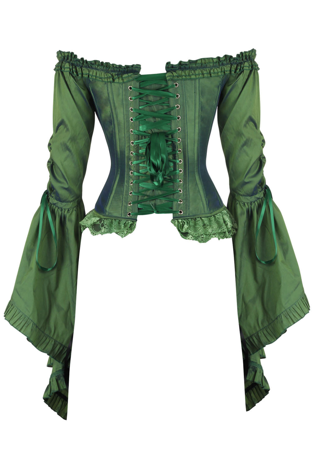 Emerald Yumiko Rococo Overbust Off Shoulder Corset