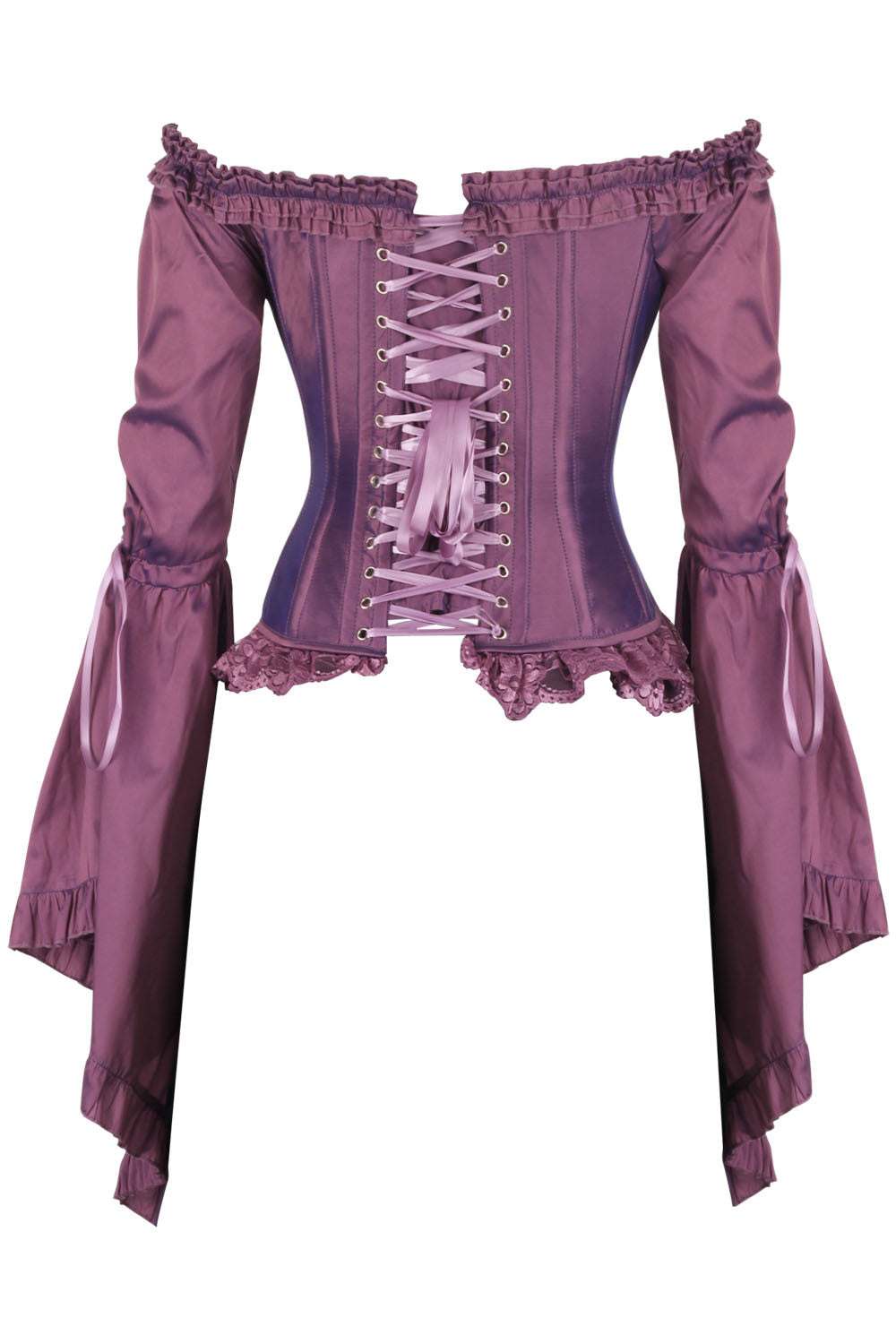 Lilac Yumiko Rococo Overbust Off Shoulder Corset