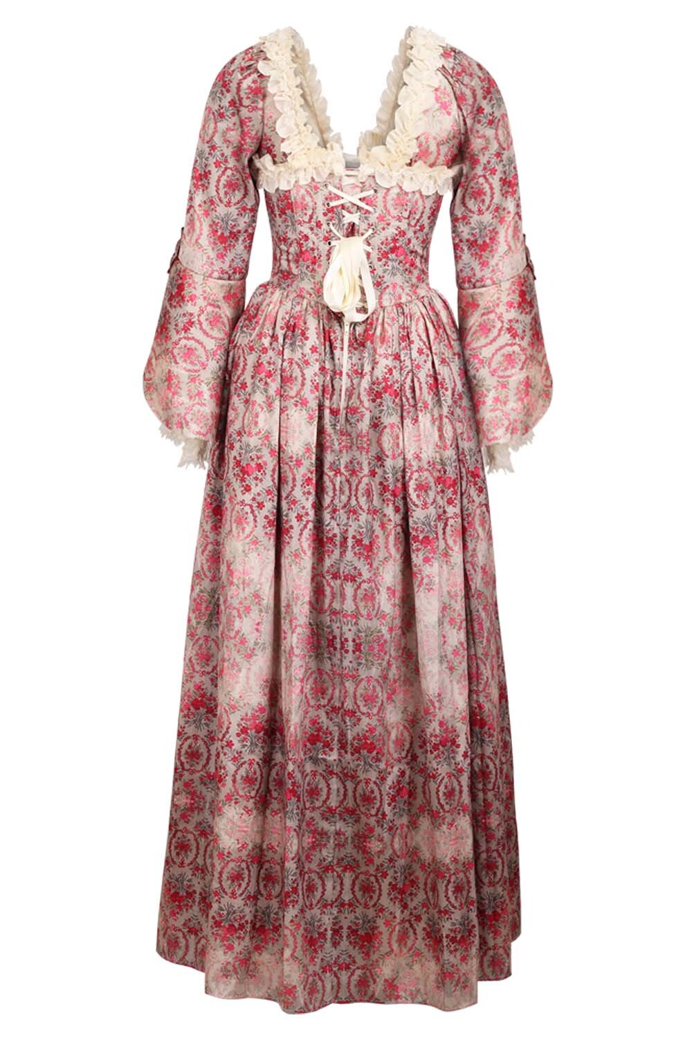 Dusty Rose Immortelle Rococo Corset Dress