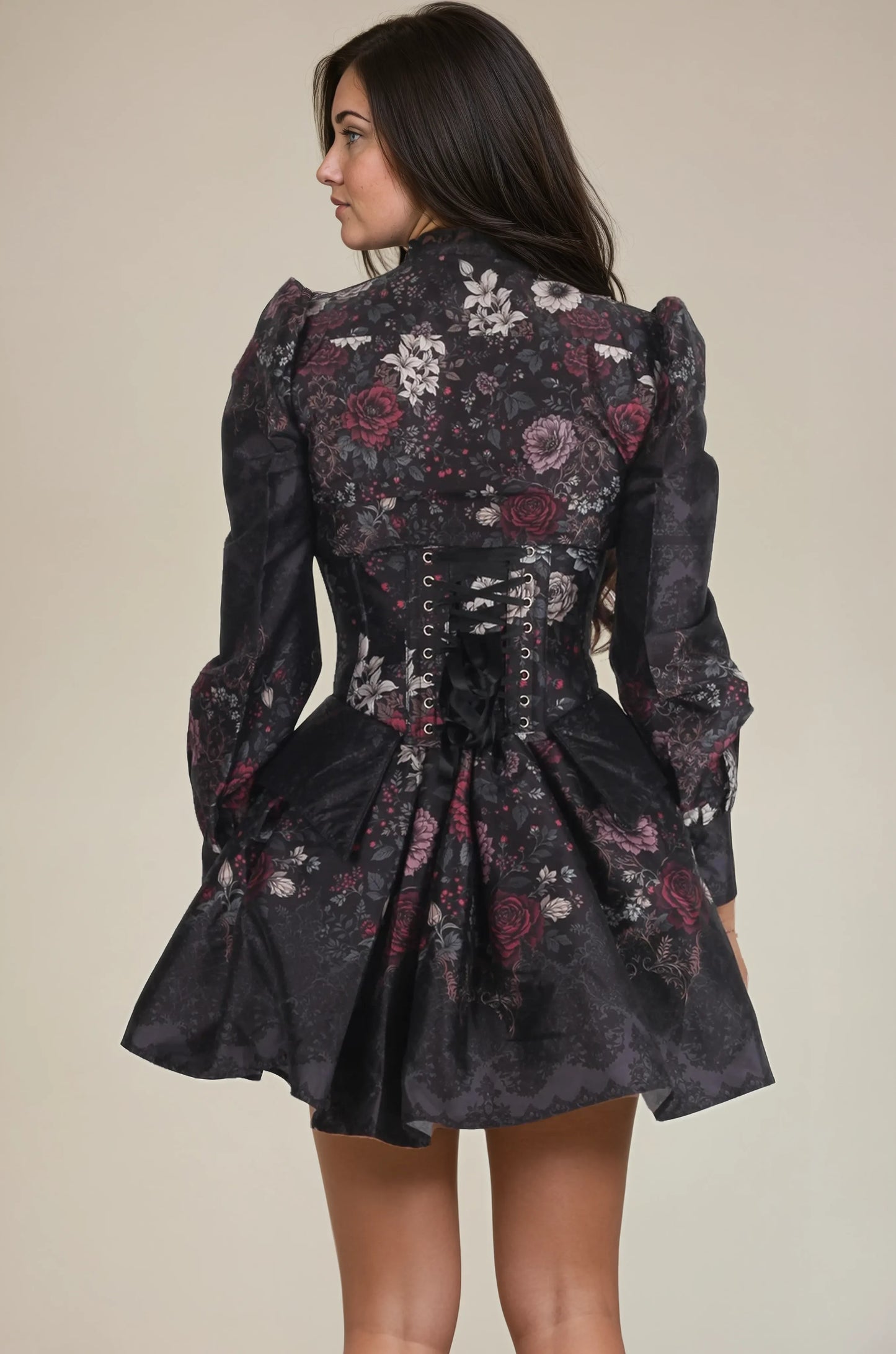 Willena Midnight Mourning Lace Costume Set