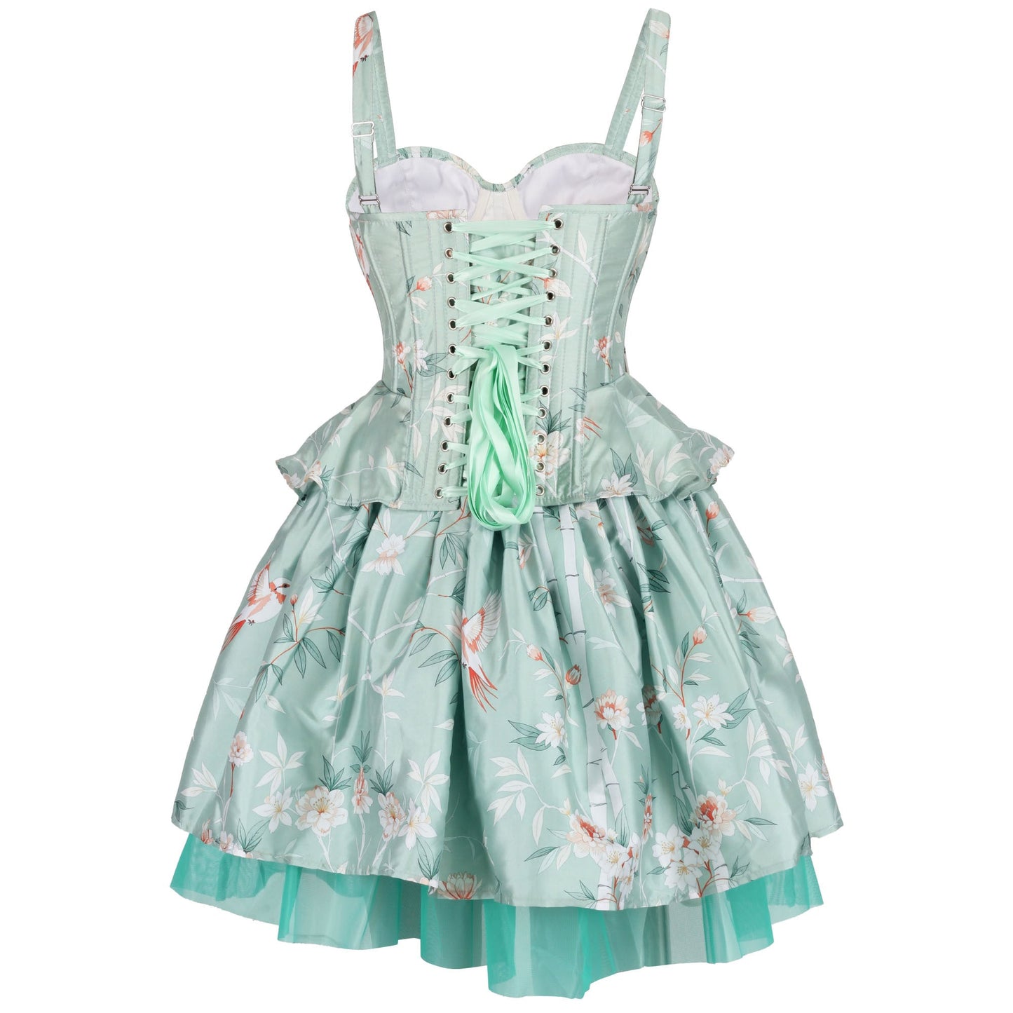 Killian Mint Floral Corset Co-ord Set