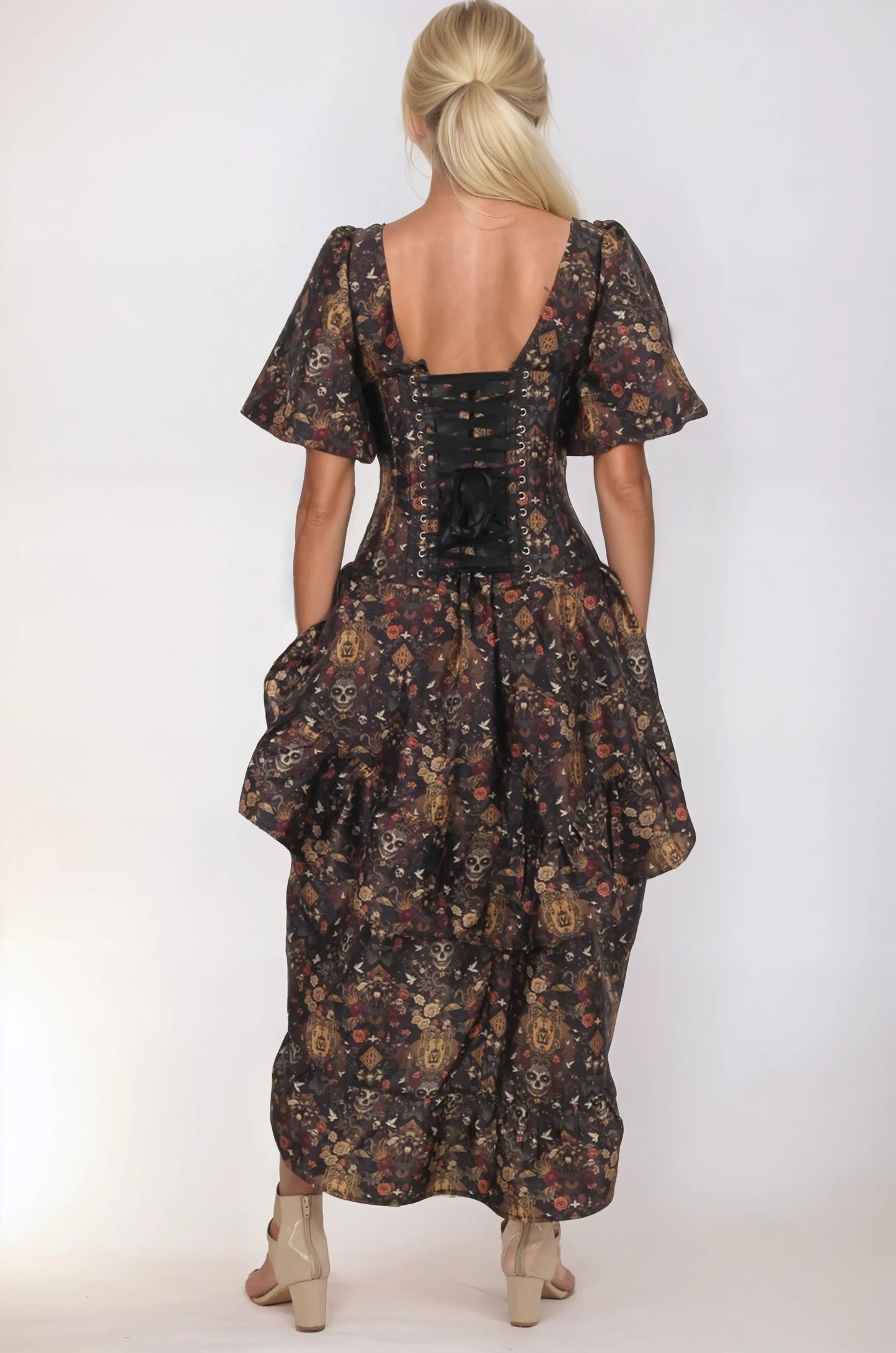 Blair Floral Gothic Corset Dress