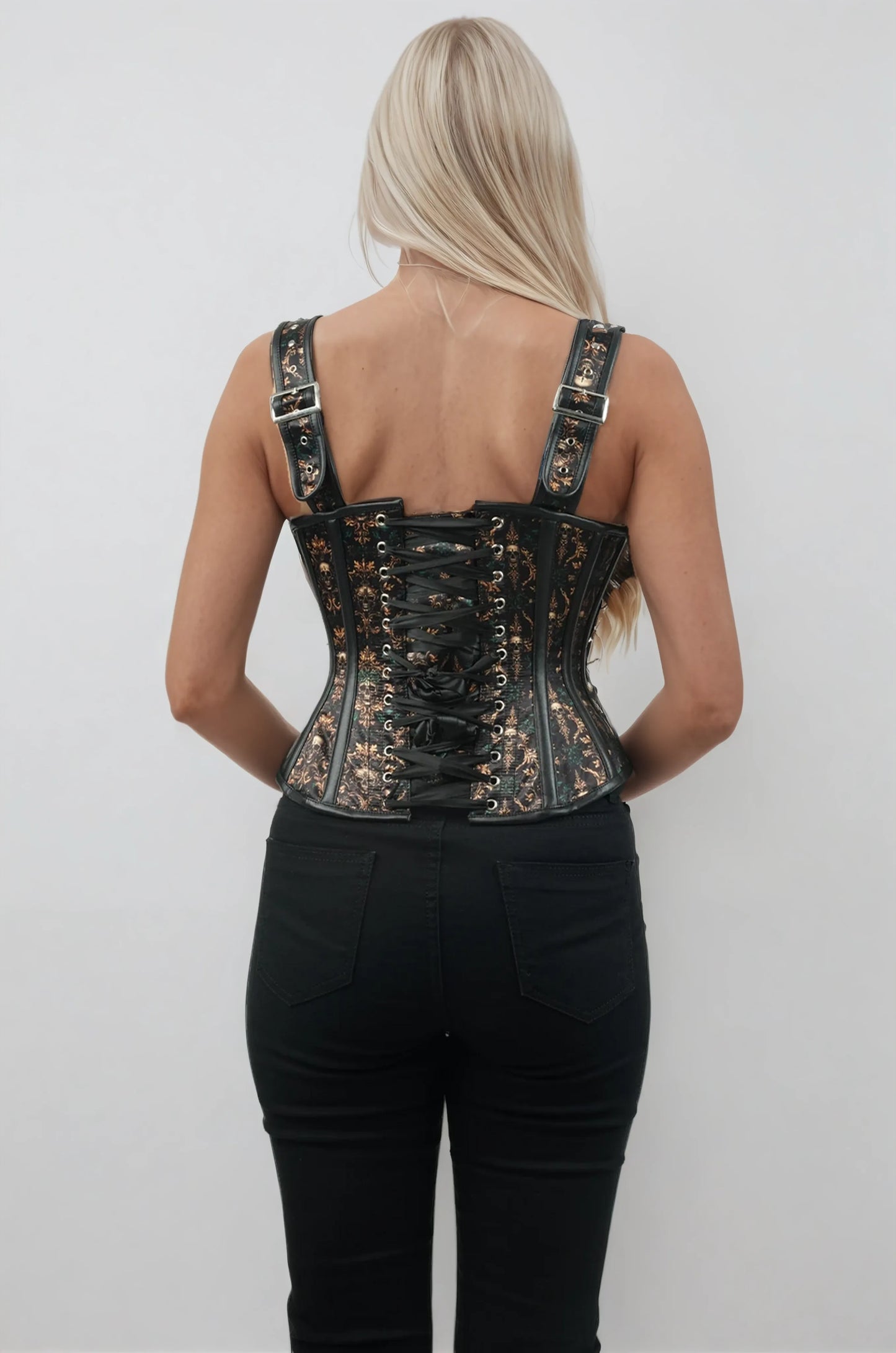 Audrielle Midnight Baroque Overbust Corset