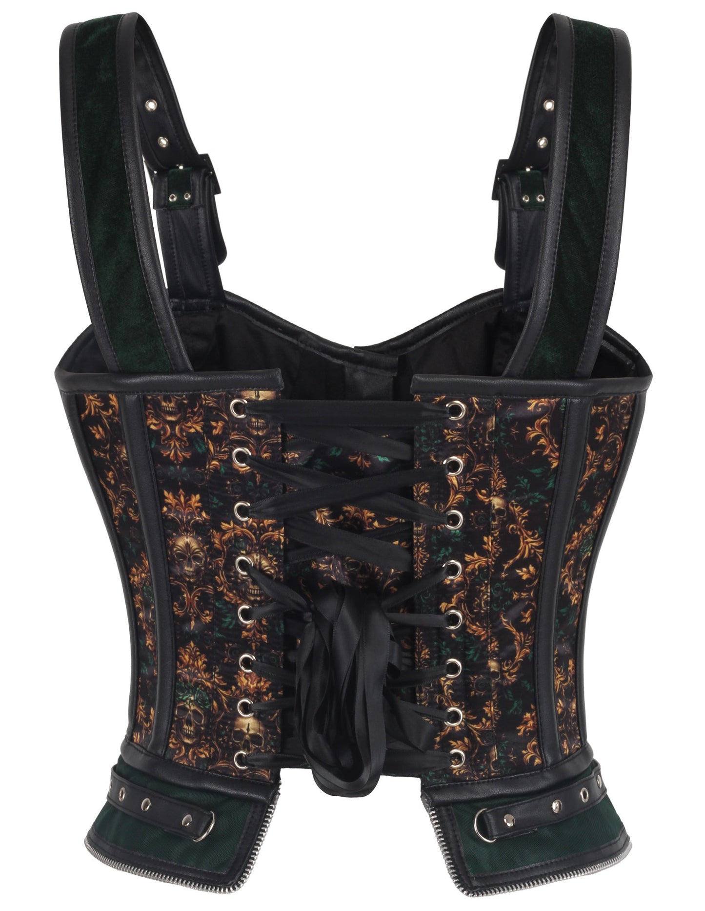 Dalena Baroque and Skull Overbust Corset