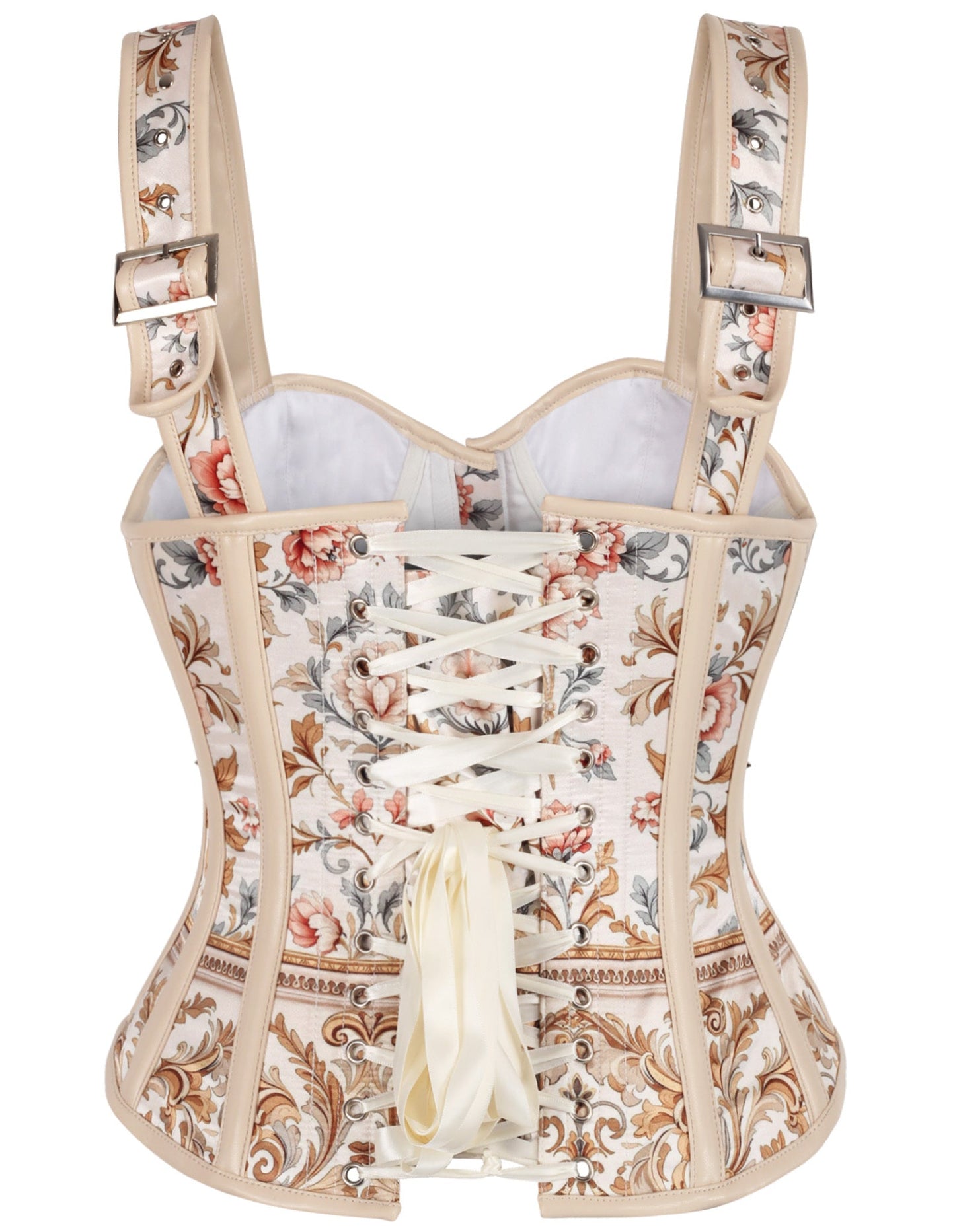 Lyndell Baroque Inspired Floral Overbust Corset