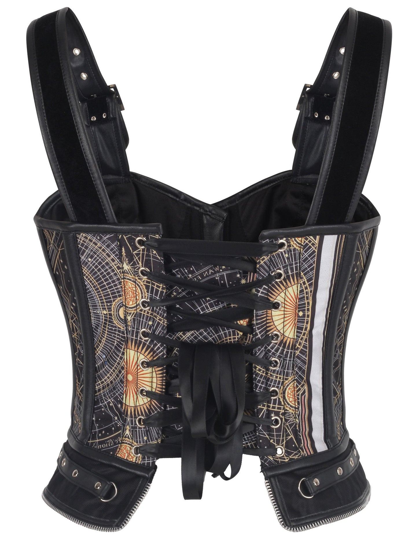 Lise Celestial and Geometric Overbust Corset