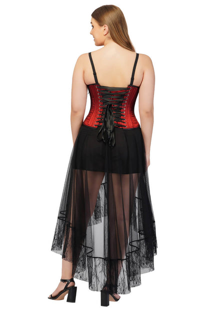 Joy Embroidered Lace Overlay Couture Corset