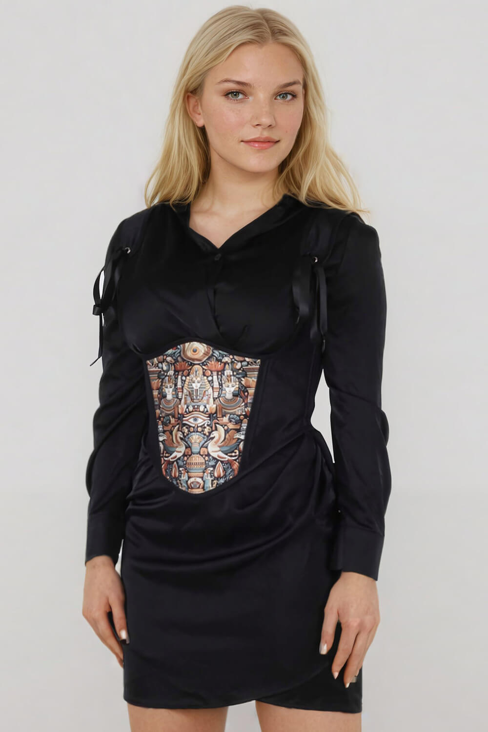 Yvette Black Underbust Corset