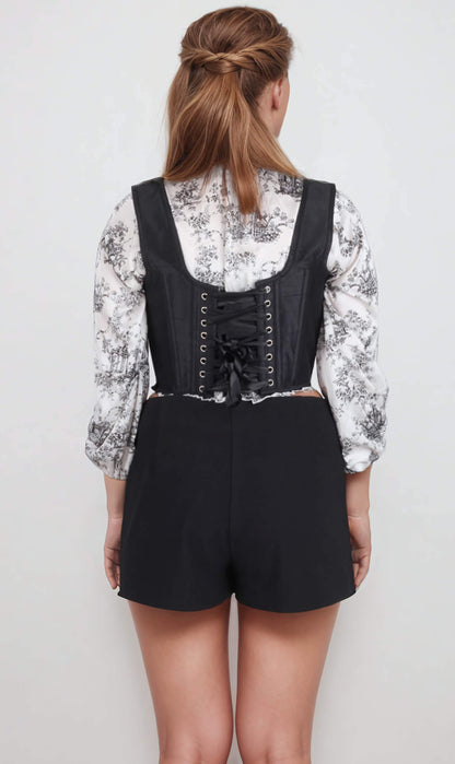 Elyyse Black Underbust Corset