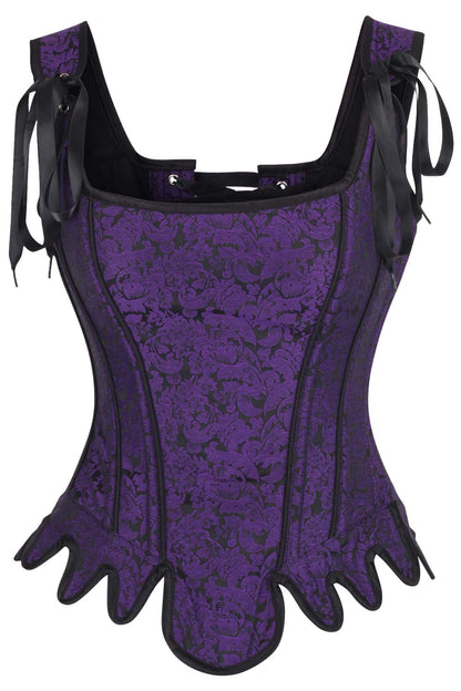 Eisley Purple Overbust Corset