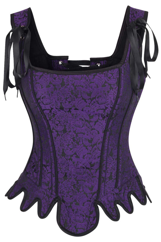 Eisley Purple Overbust Corset