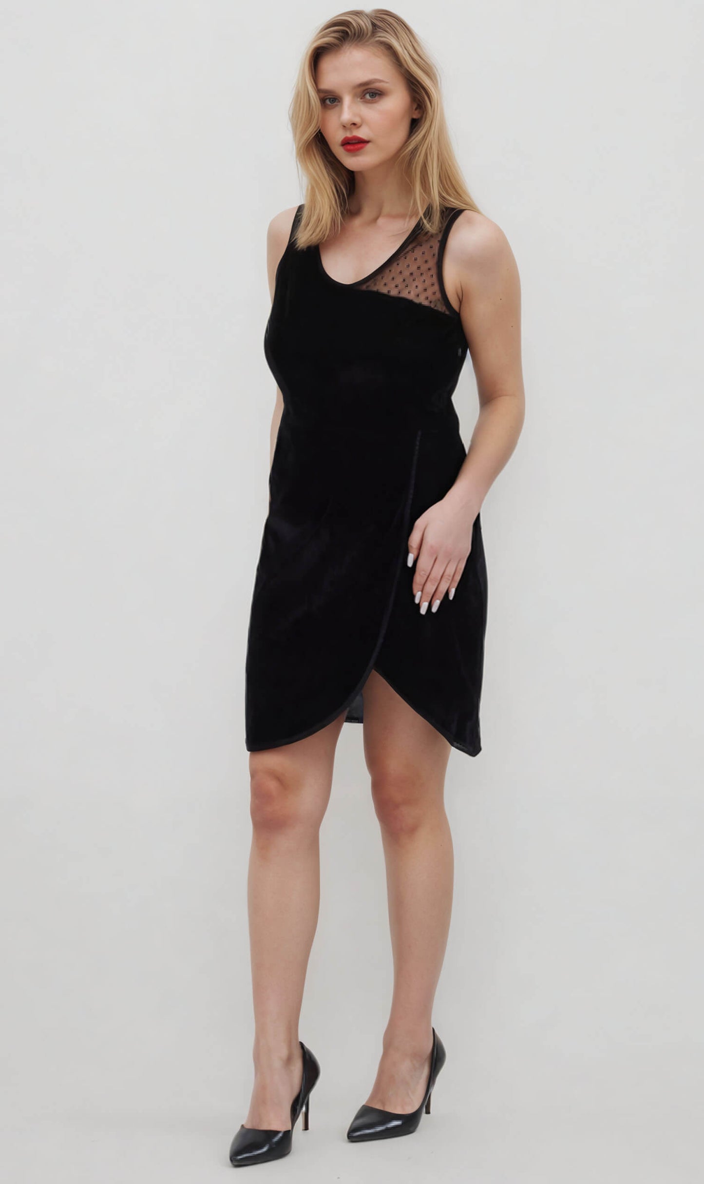 Allaric Evening Dress with lace Detail