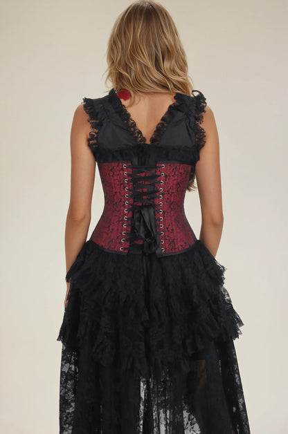 Setsuko Brocade Underbust Corset