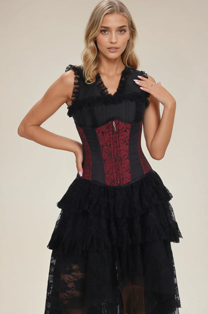 Setsuko Brocade Underbust Corset