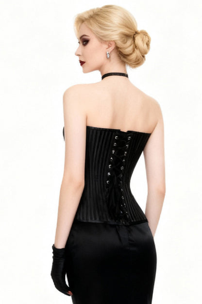 Laquesha Waist Trainer Black Striped Corset
