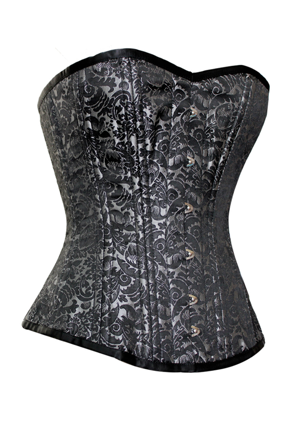 Kecia Overbust Silver Waist Training Corset