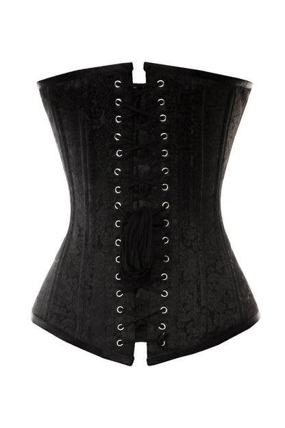 Shellee Overbust Waist Training Black Corset
