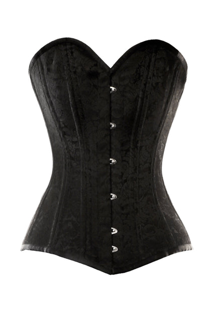 Shellee Overbust Waist Training Black Corset