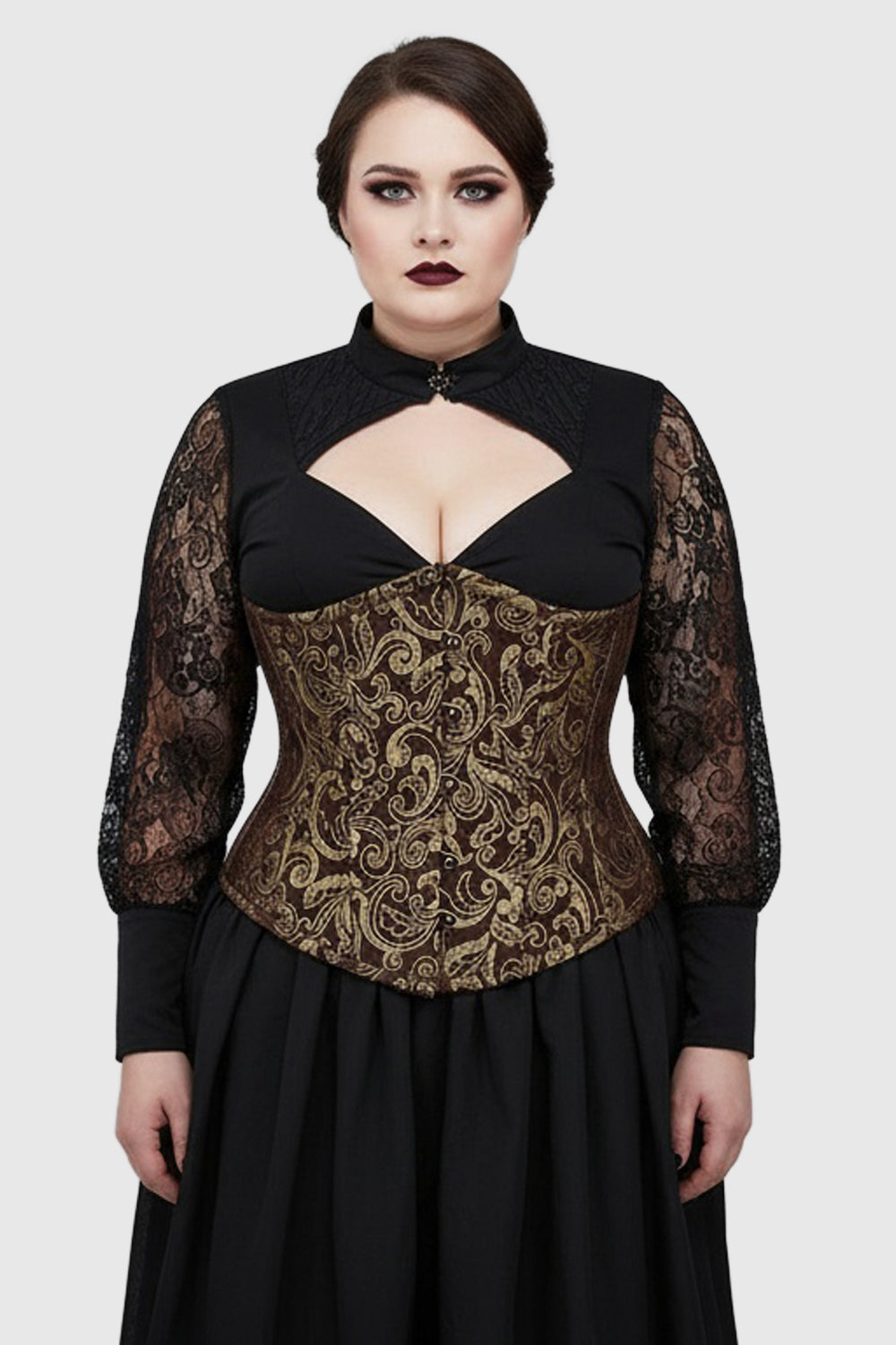 Shandee Gold Underbust Waist Training Corset