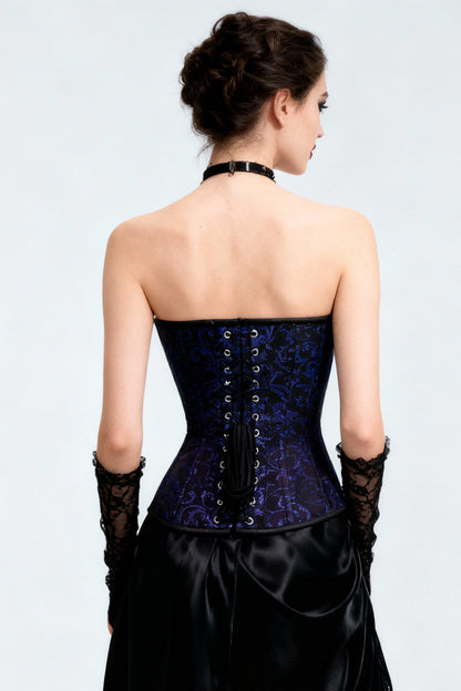 Robynne Sweet Heart Blue Waist Trainer Corset