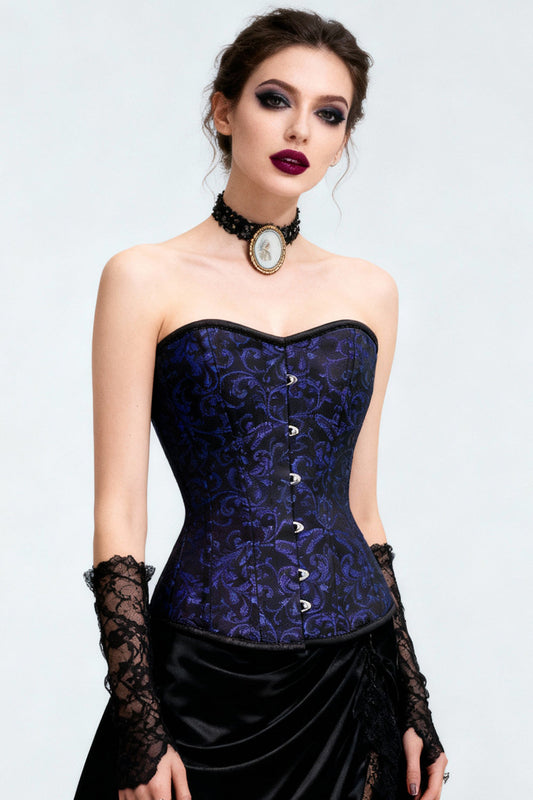 Robynne Sweet Heart Blue Waist Trainer Corset