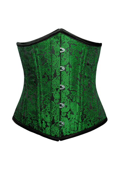 Shalaina Underbust Waist Training Green Corset