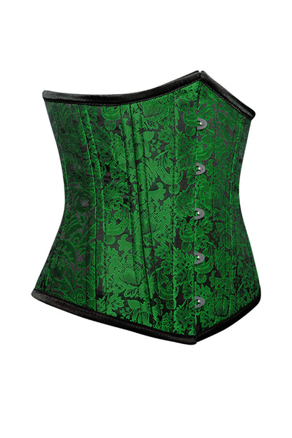 Shalaina Underbust Waist Training Green Corset