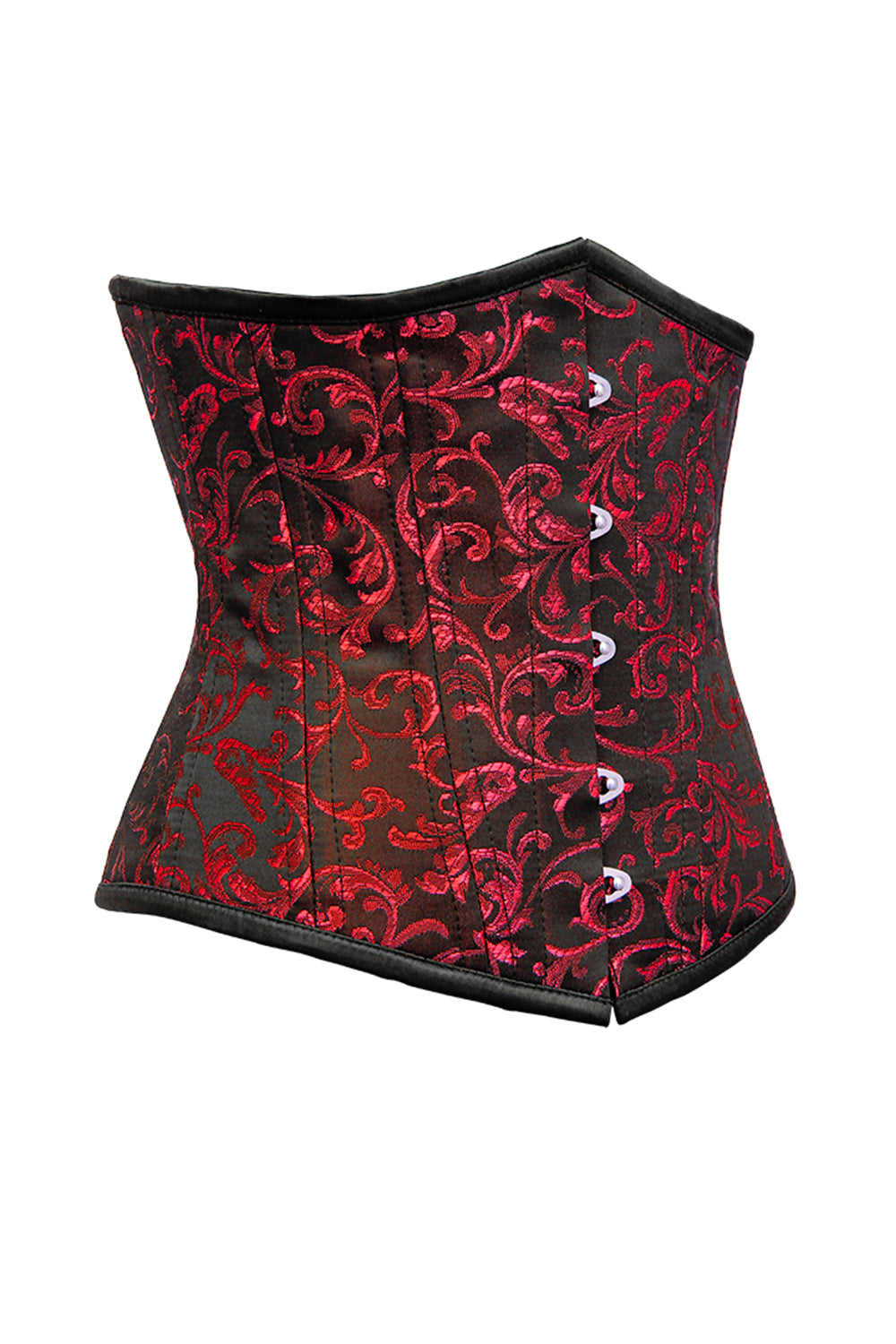 Johnica Maroon Underbust Waist Training Corset