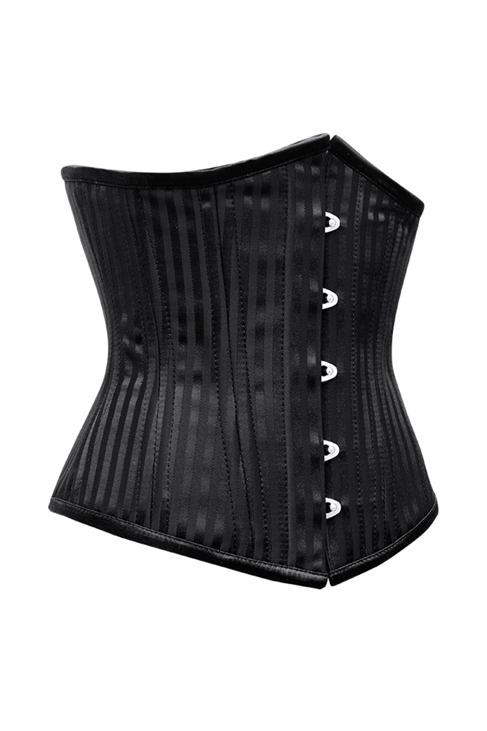 Poppie Waist Training Black Striped Corset