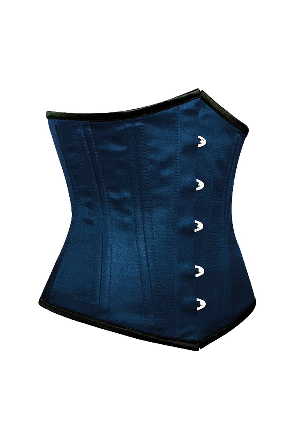 Darbie Blue Satin Waist Trainer Underbust Corset