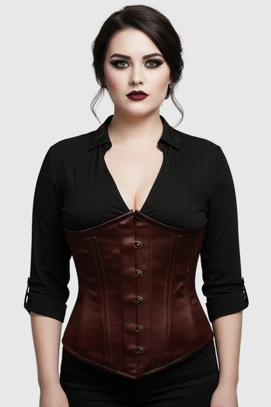 Clover Steampunk Satin Waist Training Corset