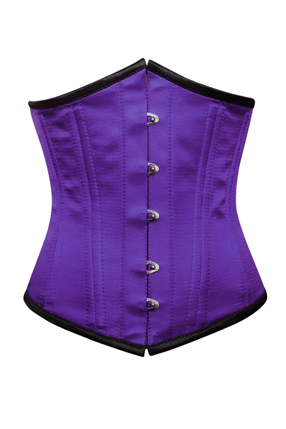 Tashana Waist Training Purple Satin Underbust Corset