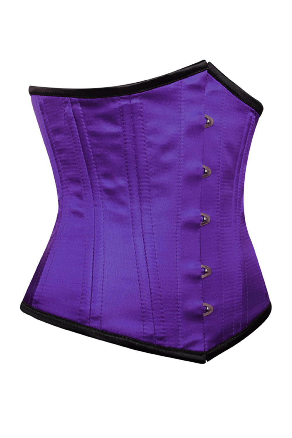 Tashana Waist Training Purple Satin Underbust Corset