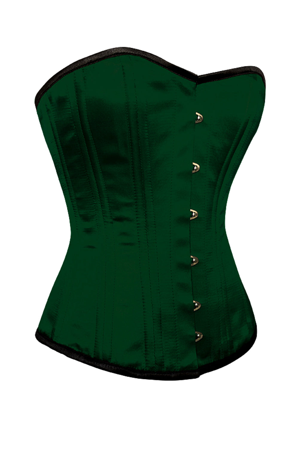 Joleesa Green Satin Waist Trainer Overbust Corset