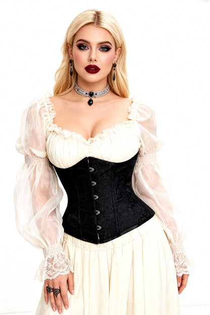 Rebecca Brocade Underbust Corset