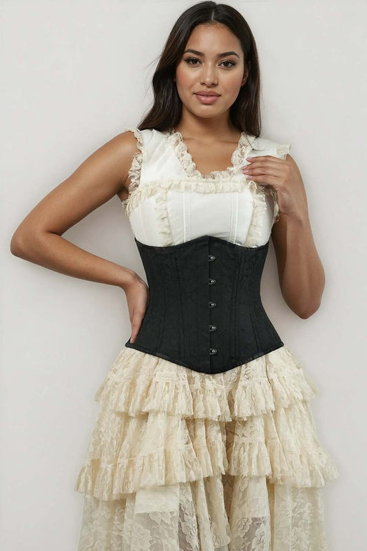 Georgia Black Gothic Waist Training Corset