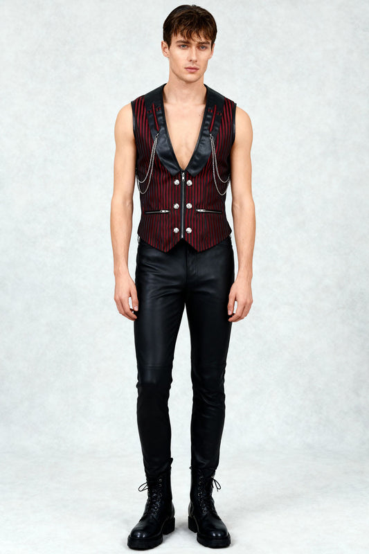 Bernward Brocade Gothic Men's Waist Coat