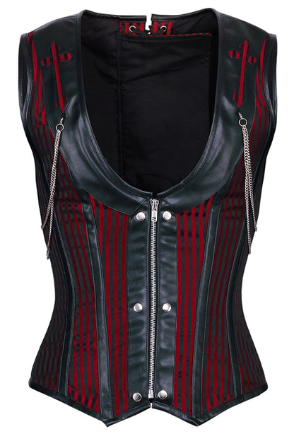Alaric Steel Boned Gothic Men's Corset