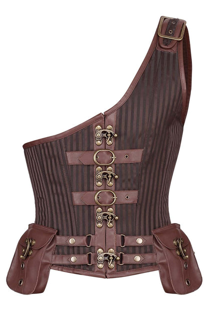 Dettmar Steampunk Men's Midchest Corset