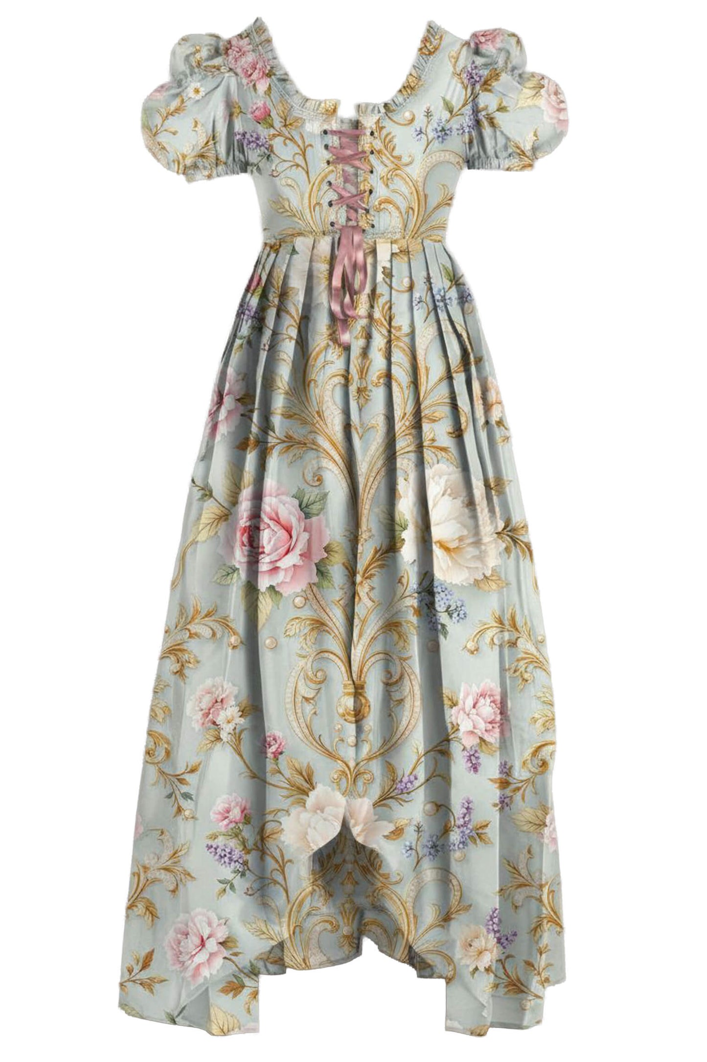 Misa Rococo Baroque with Rose Guinevere Corset Dress