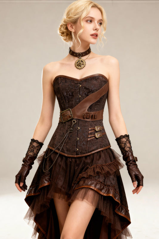 Kelcey Overbust Steampunk Corset